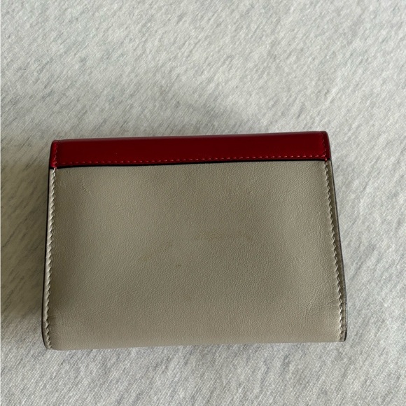 Authentic Celine Trifold Wallet Red/Grey/White Excellent Condition - Picture 5 of 5